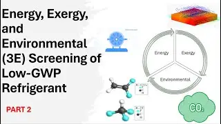 Energy, Exergy, and Environmental (3E) Screening of Low-GWP Refrigerant