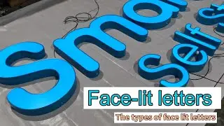 Face-lit Illuminated Channel Letters Types