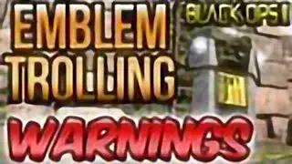 Emblem Trolling at it's Finest!! *READ THE WARNINGS!!* (Black Ops 2)