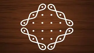 Simple dots rangoli | 6 to 2 dots rangoli |small rangoli designs 