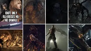 RE4 Remake Knife Only All Bosses NG+ Professional No Damage (Resident Evil 4 Remake)