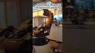 Automated Robotic Projection Welding Workstation in Action: Efficiency Redefined #automatedwelding