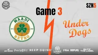DDL GAME 3 : MAADI RETRO X UNDERDOGS