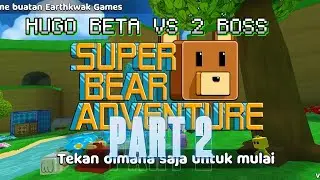 playing the game super bear adventure against 2 bosses part 2