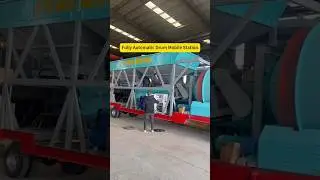 Fully Automatic Drum Mobile Batching Plant &ndash; Factory Test, No Foundation Required