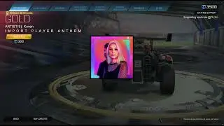 Gold by Koven is in Rocket League Item Shop!
