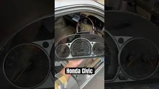 Honda Civic 2005 Japanese Meter Installed✅ #hondacivic #civicferio #civic2005 #speedometer #civic