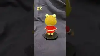 Chips from Animal Crossing, clay figurine commission