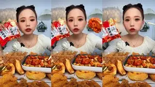 ASMR Spicy Chinese Snacks Mukbang 🌶️ Eating Show