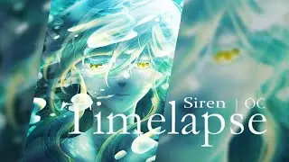 Siren | Digital Art Timelapse