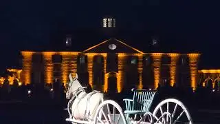 Christmas illumination at George Washington's Estate, Mount Vernon VA