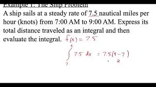 6.2.4 The Integral of a Constant Function