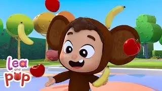 🍏Apples And 🍌Bananas - Learn vowels with Lea and Pop | Baby Songs | Kids Songs | Join the fun
