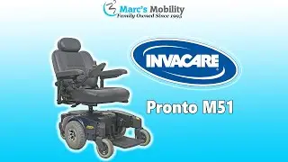 Базовая электроколяска Pronto M51 Sure Step синего цвета &mdash; обзор № 7053