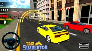 US Taxi Driver Simulator 3D - Taxi Driving Simulator Android Gameplay #taxidriver #taxisimulator