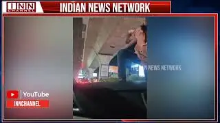 High on Marijuana, Man Climbs Onto Car Bonnet and Threatens Couple on Hyderabad&rsquo;s Moosapet Road