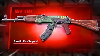 FACTORY NEW AK-47 FIRE SERPENT TRADE-UPS! ($1,000+)
