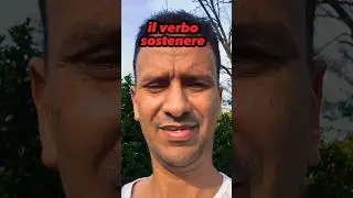 Il verbo sostenere #imparaitaliano #italianlanguage #italy #lalinguaitaliana #learnitalian