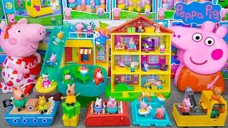 Peppa Pig Toy Collection Unboxing Review | Special Peppa Pig Swimming Pool & Family House Playset