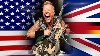 James Hetfield shows the difference between European and American metal