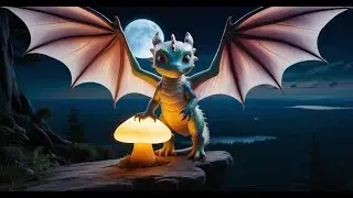 Baby Dragon&rsquo;s Soothing 1 Hour Sleep Music | Relaxing Background Music | Piano Music | 4K dreamscape