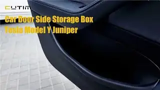 Maximize your Tesla&rsquo;s interior with the Car Door Side Storage Box for Model Y Juniper!