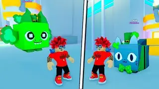 ТРЕЙД СРАЗУ ДВА ХУГА HUGE CLOVER DRAGON И HUGE LEPRECHAUNT CAT В PET SIMULATOR X ROBLOX