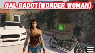 GAL GOBET(WONDER WOMAN)ADD ON PED:GTA V GAMEPLAY#wonderwoman #gta5 #gta5mods #moddinggames