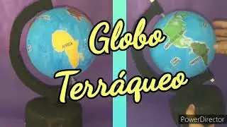 CÓMO HACER UN GLOBO TERRÁQUEO económico y fácil 🌎Proyecto escolar