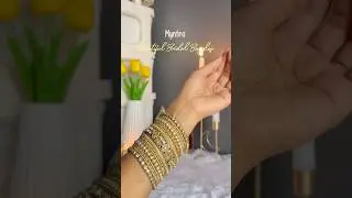 Beautiful Bridal Bangles/Myntra Haul/Bangles Haul Under Budget ✨(Link in My Community Post)#shorts