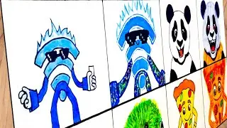 Drswing ITALIAN BRAINROT 23 : Omele du pandaino assassino, Tung Tung Tung Sahur, Tralalero Tralala