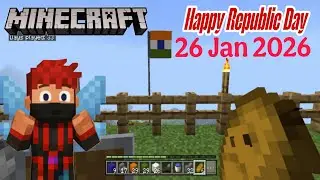 Minecraft Happy Republic Day I Build Flag RDX GAMER 1