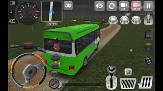 Mini Bus Simulator Vietnam - 2nd game - rainy day - Android gameplay 