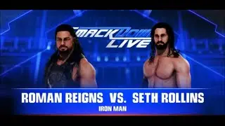 Roman Reigns vs Seth Rollins (WWE 2K20) (60 Minute Iron Man Match)