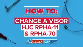 Как заменить визор HJC RPHA-11 и RPHA-70 &mdash; Sportsbikeshop