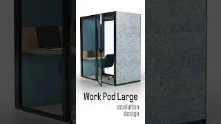 Meet the Work Pod Large! #Ecolution #officefurniture #officedesign #interiordesign