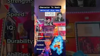 Building AN ANIME CHARACTER To Beat UNIVERSAL BLUE GOKU! (RIP, AKIRA TORIYAMA) 🪐 Comment Who Wins? 🪐
