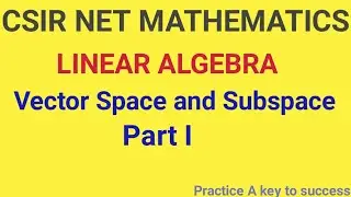 #vectorspace#csirnet#algebra how to check vector space and subspace |linear algebra net  set,gate
