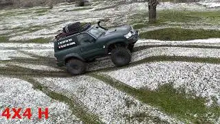 RWD vs 4X4H vs 4X4L vs 4X4L + Lockers in Off Road! See the difference 👀