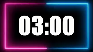 3 Minute Timer with alarm (no music).