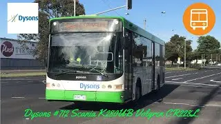 Dysons #712 Scania K280UB Volgren CR228L