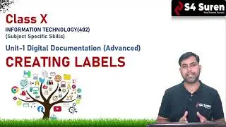 CH 5 USING MAIL MERGE CREATING LABELS   Unit 1 Digital Documentation   CLASS   X IT 402