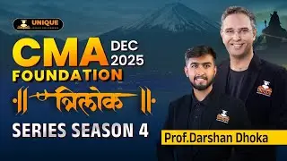 📢 CMA Foundation Revision Series || Dec 2025 || Game-Changer for Every CMA Student