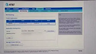 How to setup a port forward on the at&t bgw320-500 or similar for Raspberry Pi webserver