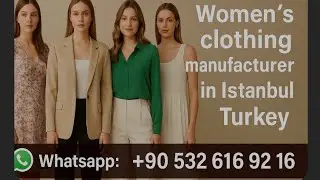 Private label women's clothing manufacturer istanbul Turkey. Ladies dresses jackets blouse 2025wmc29