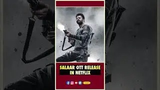 Salaar Ott Release in Netflix | Prabhas , Prithvi Raj | Prashanth Neel  | Thyview