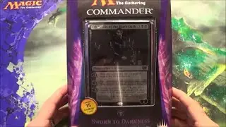 Commander 2014 - Sworn to Darkness - Black EDH Deck Unboxing