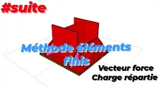 suite vidéo méthode éléments finis _ vecteur force de charge répartie