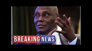 Breaking News - Atiku opens up on real reason he visited America