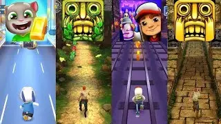 Subway Jake 🆚 Talking Tom 🆚 Temple Hero৮ 🆚 Temple Legend 🎮 Epic Chase!